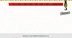 Desktop Screenshot of amcranes.com.au